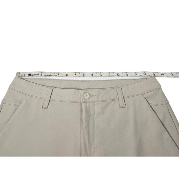 BYLT Premium Basics Everyday Short Chino Men's 32 Actual Beige 8" Inseam EUC - Picture 7 of 12